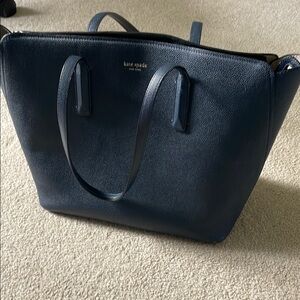 Kate Spade Midnight Blue Leather Tote